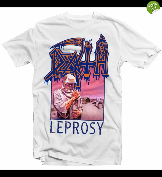 Death - Leprosy T-Shirt (WHT)