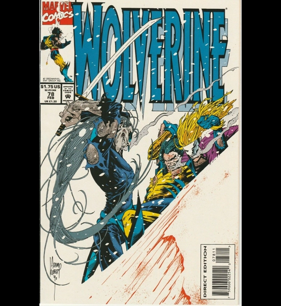Marvel Wolverine - 78 - Feb. 1993 Comic Book
