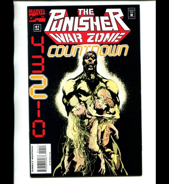 The Punisher War Zone Countdown 1995 July -41- Comic Book