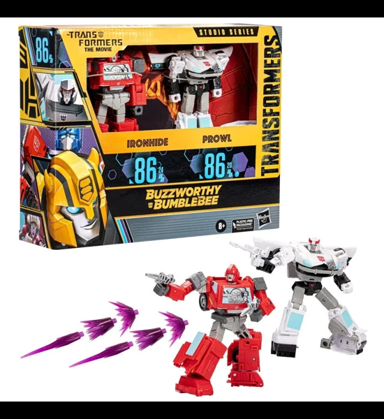 Transformers Studio Series IronHide & Prowl Action Figures