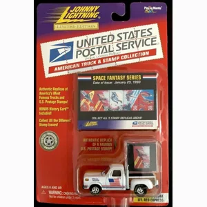 Johnny Lightning U.S.P.S. Truck & Stamp 1978 Dodge Li'l Red Express 1/64 Diecast