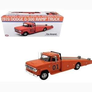 Acme - The General - 1970 Dodge D-300 Ramp Truck 1/18 Diecast