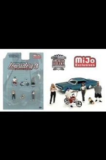 American Diorama Lowriders 3 - 6 PC Set 1:64 Scale