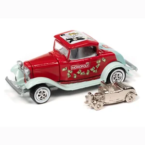Johnny Lightning Monopoly 1932 Ford Hiboy Coupe 1/64 Diecast