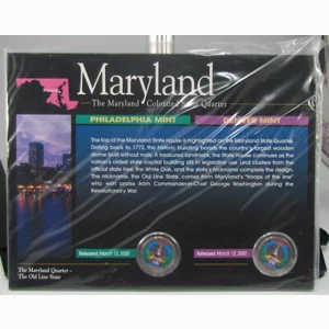 Maryland Colorized State Quarter Set