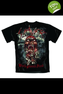 Slayer - World Painted Blood Skull T-Shirt