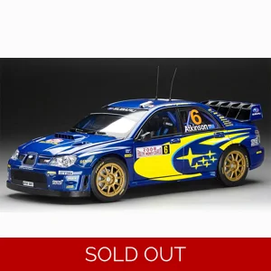 Subaru Impreza WRC07 Number 6 C Atkinson 1/18 Scale