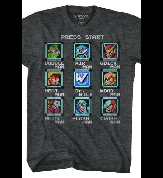 Mega Man - Stage Select T-Shirt
