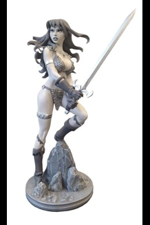 RED SONJA AMANDA CONNER STATUE B&W ARTIST PROOF