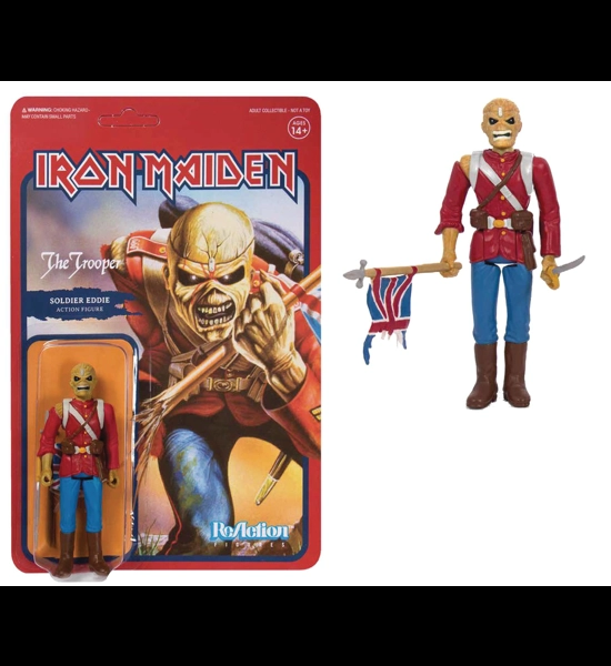 Iron Maiden The Trooper Soldier Reaction Figure