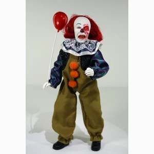 MEGO Horror IT Pennywise Burn Damage Action Figure