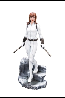 Marvel Black Widow In White ArtFx Premier Statue