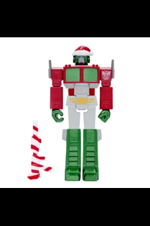 Optimus Prime Santa Reaction Figure