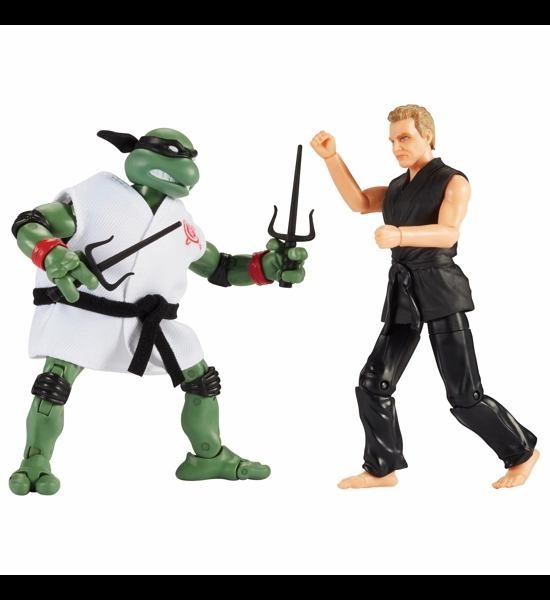 TMNT/Cobra Kai Raphael vs John Kreese Action Figure Set