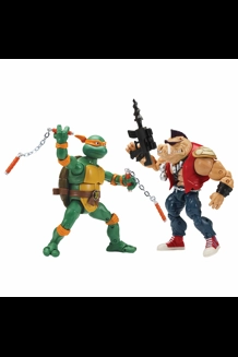 TMNT Classics Mikey vs Bebop Action Figure Set
