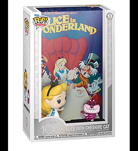 Alice In Wonderland W/ Cheshire Cat POP Movie Poster