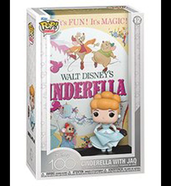 Cinderella W/Jaq POP Movie Poster