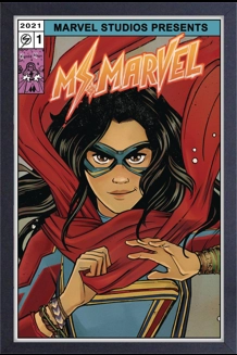 Ms. Marvel Comic Framed 11