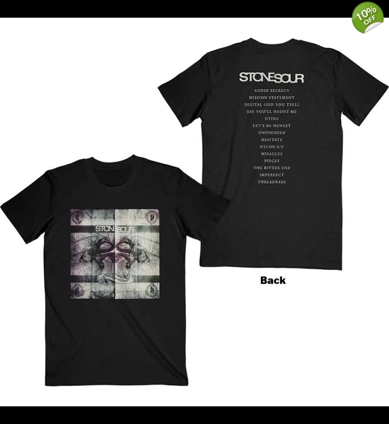 Stone Sour - Audio Secrecy Square T-Shirt
