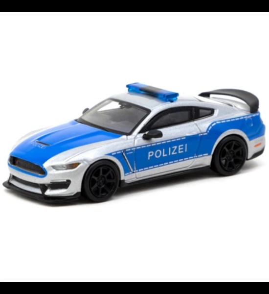 Tarmac Ford Mustang Shelby GT350R German Police 1/64 Diecast