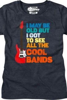 All The Cool Bands Ladies T-Shirt