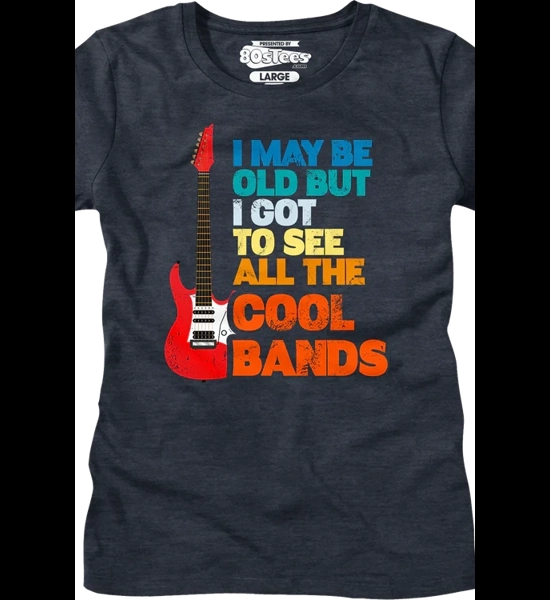 All The Cool Bands Ladies T-Shirt