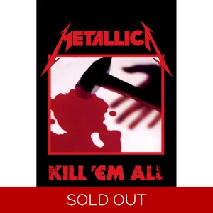 Metallica - Kill'em All Textile Poster - 27