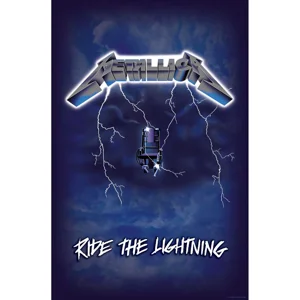 Metallica - Ride The Lightning Textile Poster
