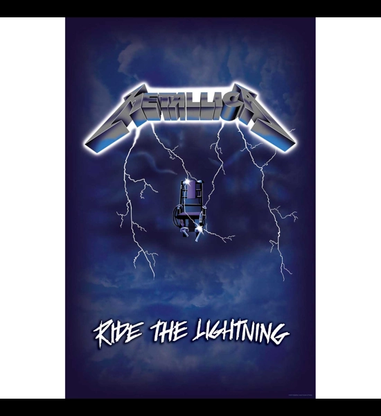 Metallica - Ride The Lightning Textile Poster