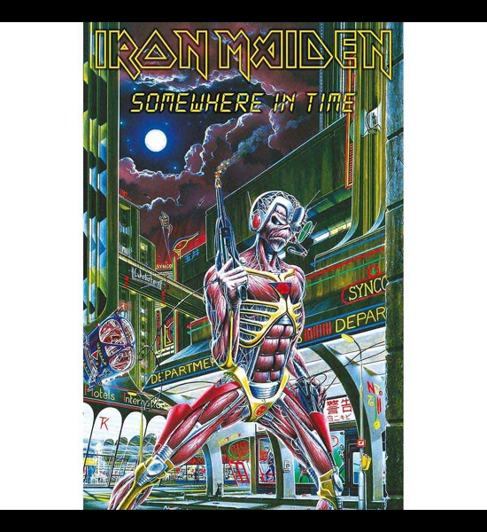 Iron Maiden Somewhere In Time 42" x 26" Textile Poster