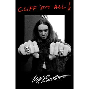 Cliff'em All Textile Poster