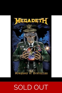 Megadeth - Symphony Of Destruction Textile Poster