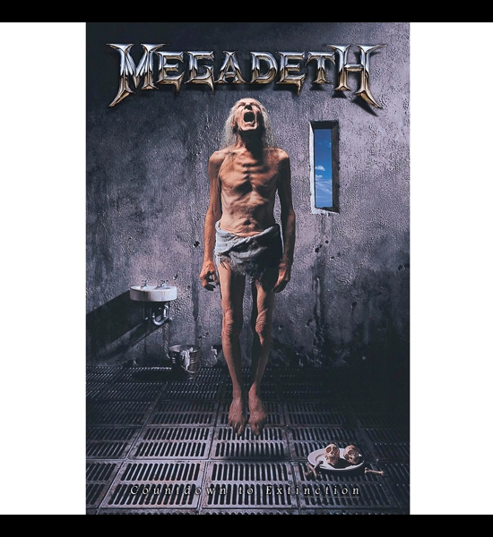 Megadeth - Countdown To Extinction Textile Poster