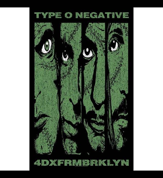Type O Negative - 4DXFRMBRKLYN Textile Poster