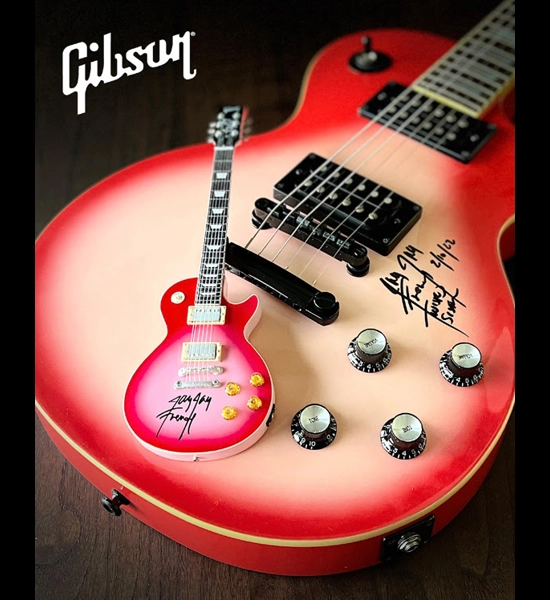 Axe Heaven Jay Jay French Autographed Les Paul Guitar