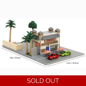 Fast & Furious Toretto's Market Cafe Nano Scene Diorama