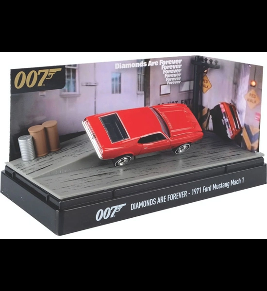 007 Diamonds Are Forever '71 Ford Mustang Diorama