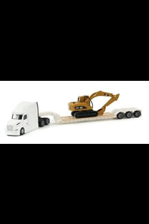 Peterbilt 579 Lowboy W/315C Excavator 1/87 Diecast