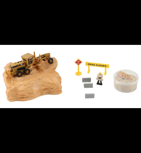 CAT 163H Motor Grader Earth Mover Playset 1/87 Diecast