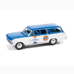 Auto World 1963 Gulf Chevy II Nova 400 Wagon 1/64 Diecast