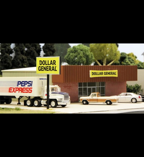 Dollar General Store Model Kit