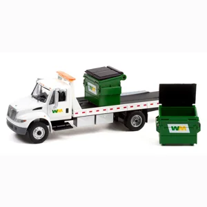 G.L. Waste Management '13 International Flatbed W/Dumpsters
