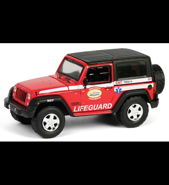 G.L. Volusia County, FL. Beach Safety 2011 Jeep Wrangler Diecast
