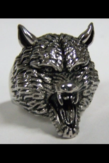 Werewolf Head Stainless Steel Ring