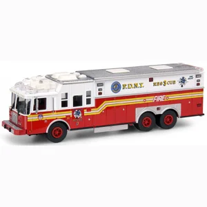 Code 3 F.D.N.Y. 1998 Saulsbury Heavy Rescue Truck 1:64 Diecast