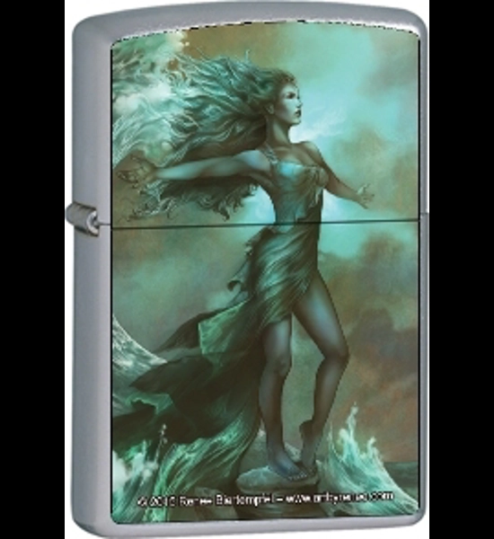 Breaking Waves Brushed Chrome Zippo
