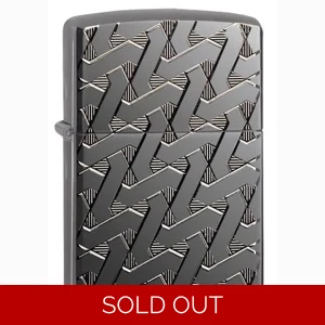 Armor Geometric Weave Zippo