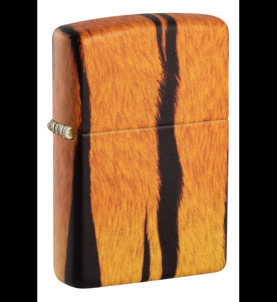 Tiger Print Zippo Lighter