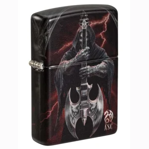 Anne Stokes Grim Reaper W/Battle Axe Zippo Lighter
