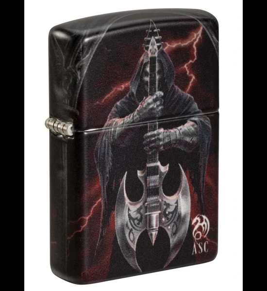 Anne Stokes Grim Reaper W/Battle Axe Zippo Lighter